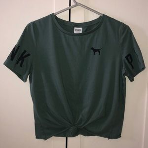 PINK knotted T-shirt